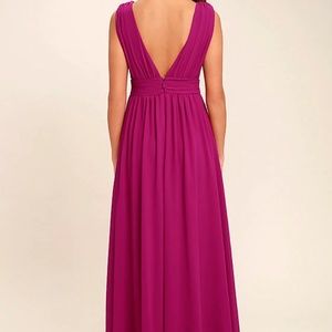 Heavenly Hues Magenta Maxi Dress